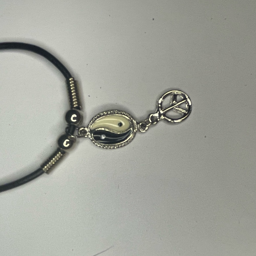 10” necklace Peace
